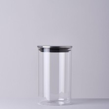 Renas Store Linens Basic Cam-Metal Kapak 10X10X17 cm Kavanoz