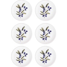 Renas Store [marka] Olivos Pasta Tabağı 6lı Set 19 cm OVS0001