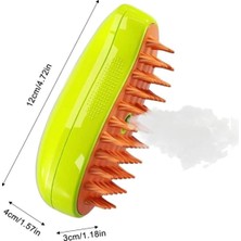 Renas Store Glipet Pet Brush Buharlı Tarak Kedi Köpek Buharlı Yıkama Tarağı