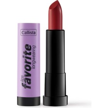 Renas Store Callista Lips Favorite Longwearing Lipstick Kalıcı Ruj 303 Bold Princess, Kırmızı