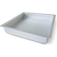 Renas Store Guardini Profesyonel, Çıkarılabilir Tabanlı Kare Şekil, Yoğun Kullanım Için Uygun, Eloksallı Geri Dönüştürülmüş Alüminyum, 26 x 26 x 5 Cm, Renk Gümüş