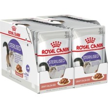 Renas Store Royal Canin Sterilised Gravy Kısırlaştırılmış Kedi Yaş Maması 85 gr 24 Adet