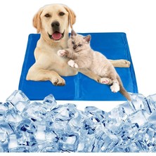 Renas Store Kedi ve Köpek Matı Soğuk Serinletici Kedi Minderi Evcil Hayvan Yatağı Uyku Matı (90 x 50 Cm)