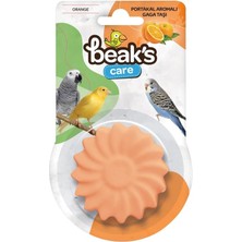 Renas Store Beak's Kuşlar Için Ek Besinler, Tekli, Portakal Aromalı Gaga Taşı x 8 Adet