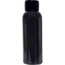 Renas Store Paradise 100 Adet 100 ml Kapaklı Dökmeli Boş Siyah Renk Pet Şişe