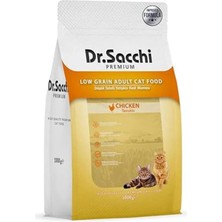 Renas Store Dr.sacchi Premium Düşük Tahıllı Tavuklu Yetişkin Kedi Maması 1 kg