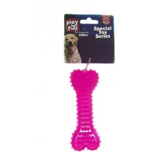 Renas Store Playfull Kemik Şeklinde Köpek Oyuncağı 10.5x4.5 cm Beyaz