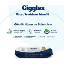 Vücut Temizleme Havlusu Giggles 50'li 2 Paket
