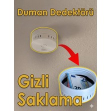 Morphena3D Duman Dedektörü Görünümlü Gizli Saklama Kutusu – Gizli Bölmeli Kasa – Ev ve Ofis Saklama Kutusu