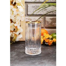 Renas Store Pasabahce 520015 Elysia Golden Touch Meşrubat Bardağı 4'lü Orjin. Kutulu