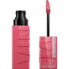Renas Store Maybelline New York Super Stay Vinyl Ink Uzun Süre Kalıcı Likit Parlak Ruj 145 Rogue