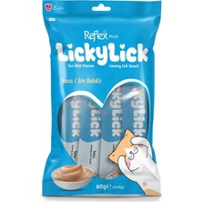 Renas Store Reflex Plus Lickylick Ton Balıklı Sıvı Ödül Maması 4'lü Ambalaj (4 x 15 G)
