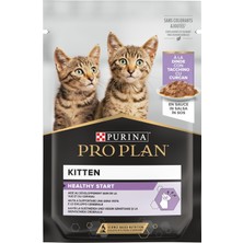 Renas Store Purina Pro Plan Healthy Start Sos Içinde Hindi Etli Yavru Kedi Maması 85GR Pouch x 26 Adet