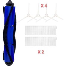 Renas Store Lin Grup Tefal Uyumlu 95 Modeli Yedek Parça Seti, Fırça ve Filtre, Renkli