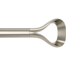 Umbra Loop Tekli Perde Çubuğu 107-305 cm Çevre Dostu Nikel
