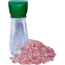 Renas Store Tuz Karabiber Değirmeni Yeşil + Himalaya Çakıl Tuz Pembe 250 gr