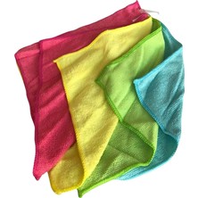 Renas Store Mikrofiber Temizlik Bezleri, Aşındırmaz, Yeniden Kullanılabilir ve Yıkanabilir 4’lü Yüksek Emici, Tüy Bırakmayan Easyclean Bez, Çizgisiz Mucize Temizlik Bezi, Cam, Araba, Pencere, Ayna EASYSO2136