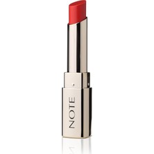 Renas Store Note Cosmetics Iconic Sheer Lipstick 212 Powerful Nemlendirici Parlak Ruj, Kırmızı