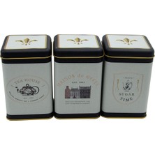 Renas Store EVLE-ERB09V3 Kare Saklama Kabı 105X105X160 3 Lü Set, Azura (Azura)