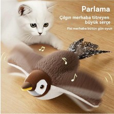 Renas Store Duffa Evcil Hayvan Hareketli Kuş Oyuncak, Şarjlı Titreşimli Kanat Çırpan Kuş Oyuncak, Zeka Geliştirici Aktivite Oyuncağı