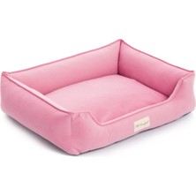 Renas Store Pet Comfort Delta Leo Pembe Kedi ve Köpek Yatağı S 60X75CM