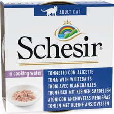 Renas Store Schesir Yetişkin Kedi Konservesi 85 gr Ton + Ringa Balıklı