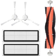 Renas Store Robotyedek Vacuum Mop 1c/2c/dreame F9 Uyumlu Yedek Mopsuz Fırça Hepa Filtre Seti-5 Parça