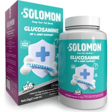 Renas Store Solomon Glucosamine Tablet Kedi ve Köpekler Için Eklem ve Kas Sağlığı Destekleyici Glukozamin Takviye Gıda 75 Tablet