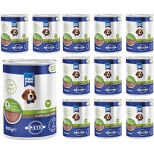 Renas Store Pawpaw Yavru Köpek Kuzulu Pate 400 gr x 12 Adet