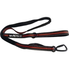 Renas Store M-Pets Hiking Joggıng Elastik Yürüyüş Tasması Orange