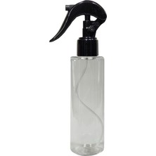 Renas Store Alsun 2 Adet 250 ml Şeffaf Suluk Berber ve Kuaförler Için Boş Siyah Spreyli Pet Şişe