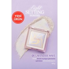 Renas Store Clıo, Ton Eşitleyici & Sabitleyici, Ince Yapılı, Işıltılı Pudra Light Setting Powder 01 Lavender Wave