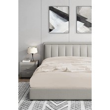Renas Store Soley | Puella |%100 Pamuk Lastikli Bebek Çarşaf | 70 x 140 Ekru