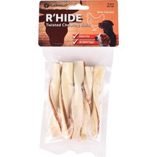 Renas Store Flamingo Rhide Twisted Tavuklu Burgu Çubuk Köpek Ödül Maması 12 cm 70 gr