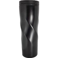 Renas Store Komple 304L Çelik Mat Siyah 6oz 500 ml Kahve Termos Mug CIN229SY