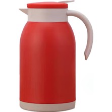 Renas Store 304 Çelik 1,2 L Çift Katmanlı Kırmızı Vakumlu Kamp Piknik Çay Termos CIN555KR