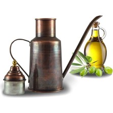 Renas Store Shark 4807-3 Anatolia Gemlik Bakır Yağdanlık, Antik Bakır, 500 ml