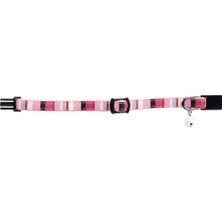 Renas Store Beeztees Yavru Kedi Boyun Tasması, Zilli, Pembe, 16-32CM