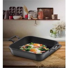 Renas Store Eda Cookware Asya Döküm Sahan 18 cm Siyah Kare ZK-972