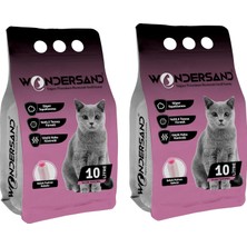 Renas Store Wondersand Bebek Pudra Kokulu Ince Tane Topaklanan Kedi Kumu 10 Lt x 2 Adet