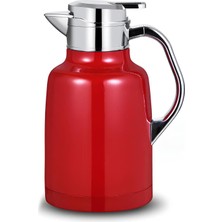 Renas Store 304 Çelik 1,6 L Çift Katmanlı Kırmızı Vakumlu Kamp Piknik Çay Termos CIN556KR