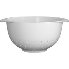 Renas Store Rosti Margrethe Süzgeç, Mutfak Süzgeci, Plastik, Sağlam Zımba, Bulaşık Makinesinde Yıkanabilir, 1,5 Litre, Beyaz