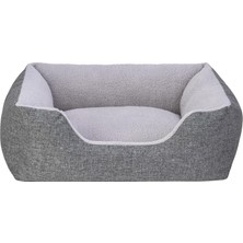Renas Store Pet Comfort Echo Varro Gri-Gri Köpek Yatağı M 65X80CM