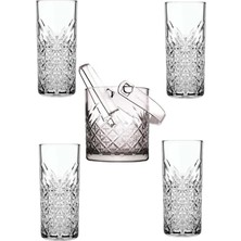 Renas Store Pasabahce Paşabahçe Timeless Rakı Bardağı Buz Kovası Seti 6 Parça