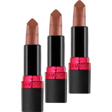 Renas Store Avon Ultra Mat Ruj Marvellous Mocha Üçlü Set