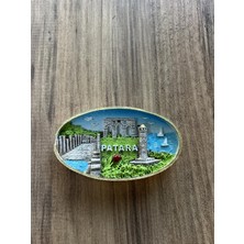 Renas Store Pharus Patara Antik Şehri Manyetik Dekoratif Buzdolabı Süsü, El Yapımı 3D Minyatür Şehir Manzarası, Turistik Hediyelik Eşya