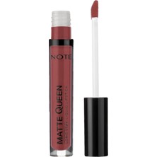 Renas Store Note Cosmetics Matte Queen Lipstick 22 Etheral Taupe Kalıcı Likit Ruj, Kahverengi