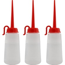 Renas Store 3 Adet Yumuşak Şeffaf Plastik Yağdanlık 160 ml