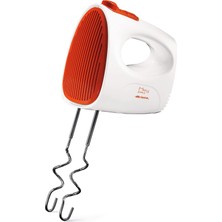 Renas Store Ariete Mixy El Mikseri 1541/00 - Çırpma Teli, 250 Watt, Hamur Yoğurma, 5 Kademeli Hız Ayarı, 2 Çırpıcı ve 2 Yoğurma Kancası
