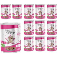 Renas Store Prostar Yavru Kedi Tavuklu Pate 400 gr x 12 Adet